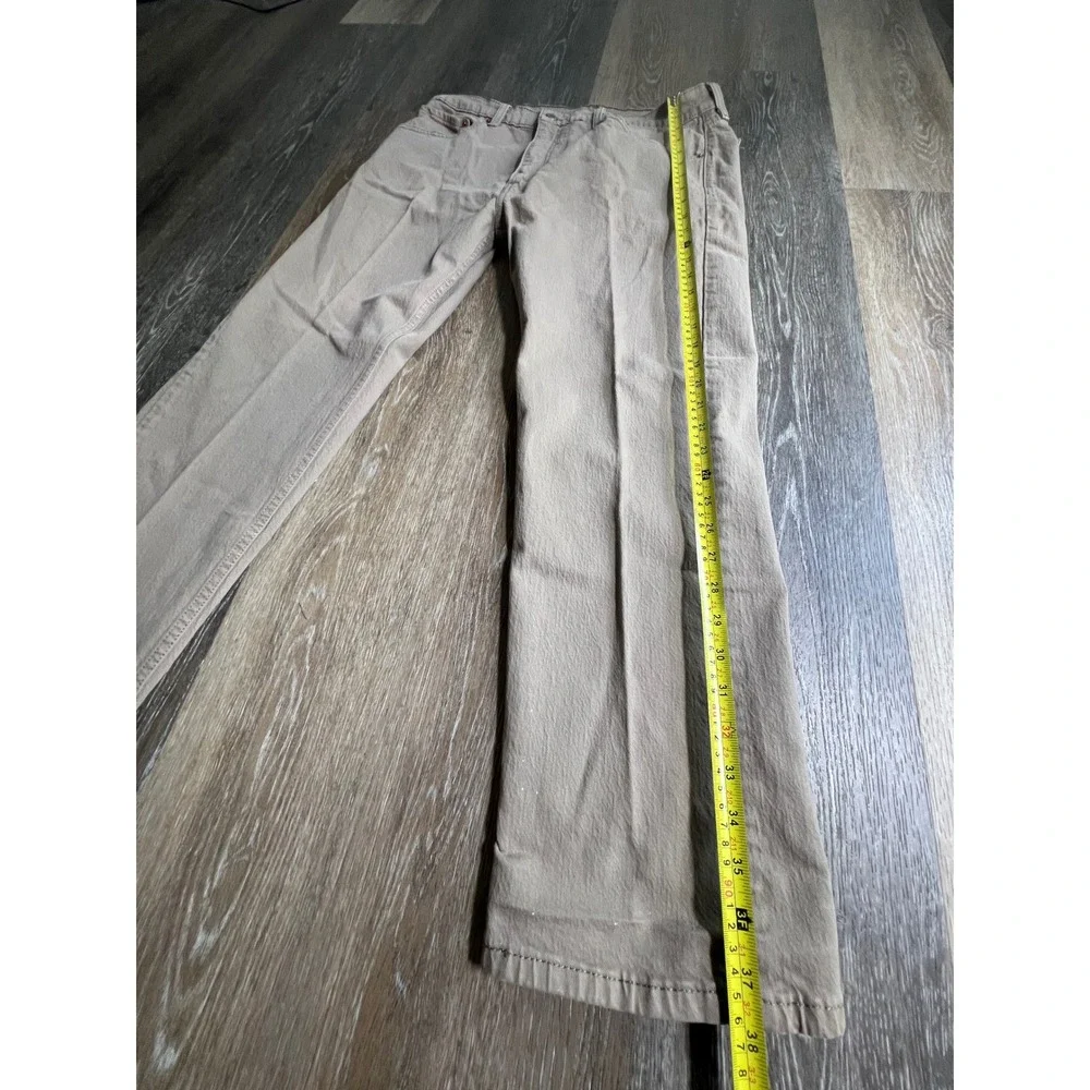 Levi's 505 Regular Fit Jeans Mens‎ 36x29 Tan Khaki Good Paint Splatter Straight